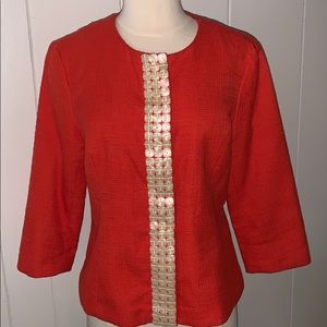 Cropped Sleeved Jacket